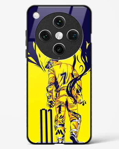 MS Dhoni Greatest Finisher Glass Case Phone Cover (Oppo)