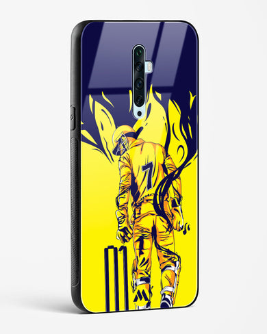 MS Dhoni Greatest Finisher Glass Case Phone Cover-(Oppo)