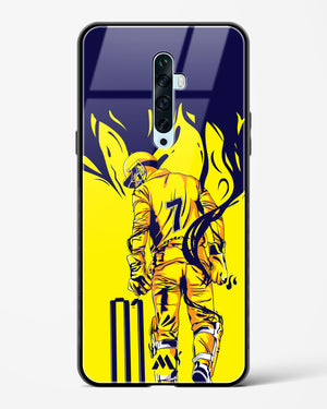 MS Dhoni Greatest Finisher Glass Case Phone Cover (Oppo)
