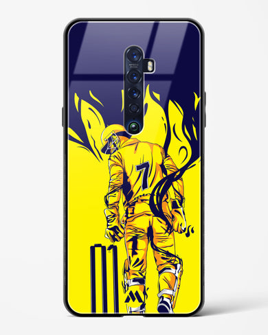 MS Dhoni Greatest Finisher Glass Case Phone Cover (Oppo)