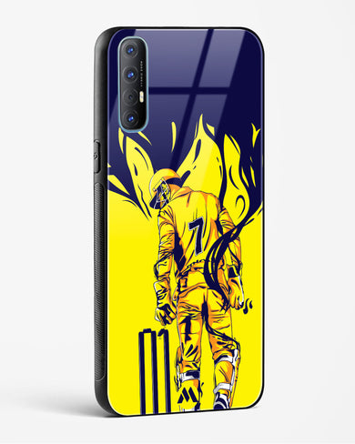 MS Dhoni Greatest Finisher Glass Case Phone Cover (Oppo)