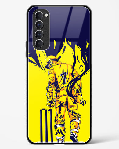 MS Dhoni Greatest Finisher Glass Case Phone Cover (Oppo)