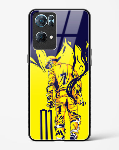 MS Dhoni Greatest Finisher Glass Case Phone Cover (Oppo)