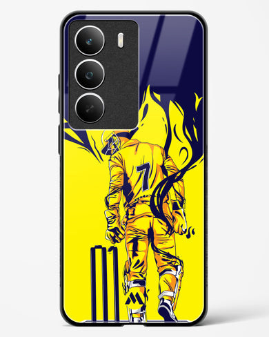 MS Dhoni Greatest Finisher Glass Case Phone Cover (Realme)