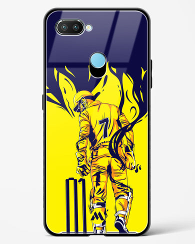 MS Dhoni Greatest Finisher Glass Case Phone Cover-(Realme)
