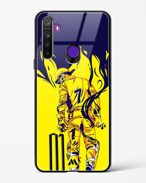 MS Dhoni Greatest Finisher Glass Case Phone Cover (Realme)