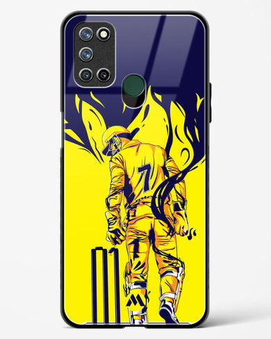 MS Dhoni Greatest Finisher Glass Case Phone Cover-(Realme)