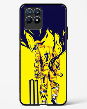 MS Dhoni Greatest Finisher Glass Case Phone Cover-(Realme)