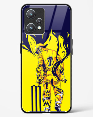 MS Dhoni Greatest Finisher Glass Case Phone Cover (Realme)