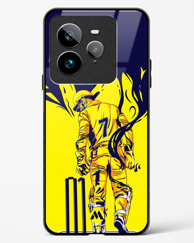 MS Dhoni Greatest Finisher Glass Case Phone Cover (Realme)