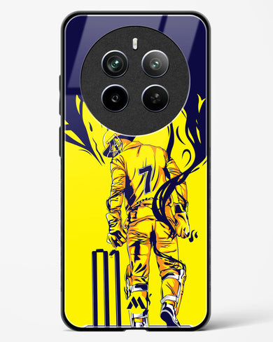 MS Dhoni Greatest Finisher Glass Case Phone Cover (Realme)