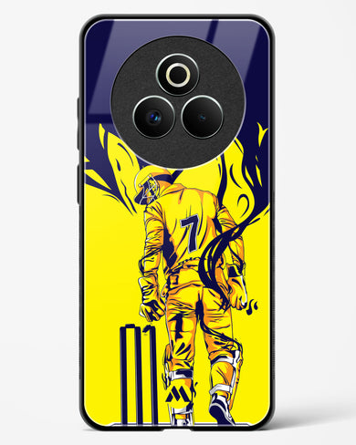 MS Dhoni Greatest Finisher Glass Case Phone Cover (Realme)
