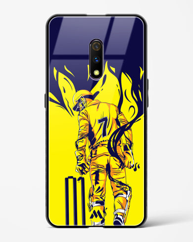 MS Dhoni Greatest Finisher Glass Case Phone Cover (Realme)