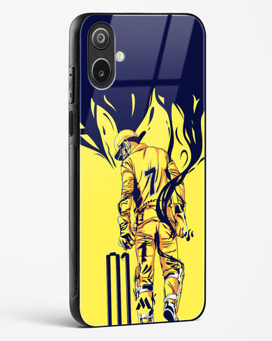 MS Dhoni Greatest Finisher Glass Case Phone Cover (Samsung)