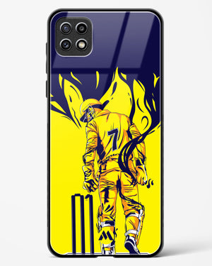 MS Dhoni Greatest Finisher Glass Case Phone Cover-(Samsung)