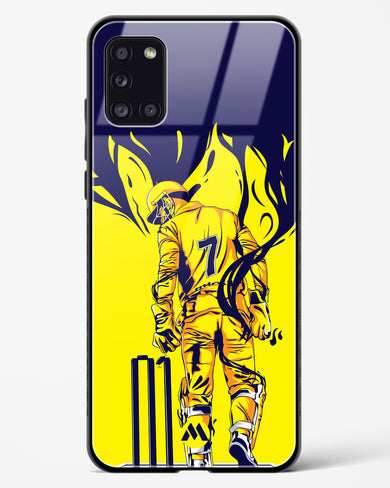 MS Dhoni Greatest Finisher Glass Case Phone Cover (Samsung)