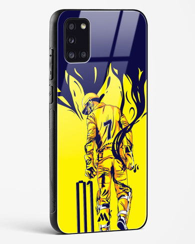 MS Dhoni Greatest Finisher Glass Case Phone Cover (Samsung)