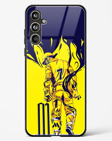 MS Dhoni Greatest Finisher Glass Case Phone Cover (Samsung)