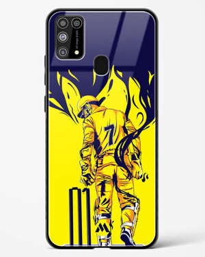 MS Dhoni Greatest Finisher Glass Case Phone Cover-(Samsung)