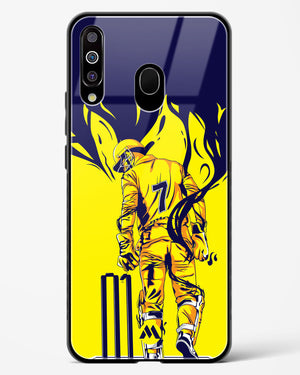 MS Dhoni Greatest Finisher Glass Case Phone Cover-(Samsung)