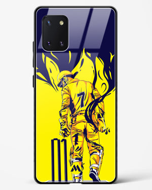 MS Dhoni Greatest Finisher Glass Case Phone Cover-(Samsung)