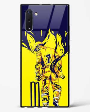 MS Dhoni Greatest Finisher Glass Case Phone Cover (Samsung)
