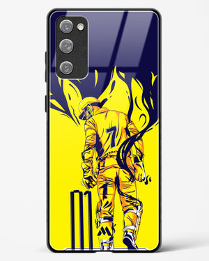 MS Dhoni Greatest Finisher Glass Case Phone Cover-(Samsung)