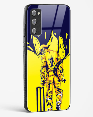 MS Dhoni Greatest Finisher Glass Case Phone Cover (Samsung)
