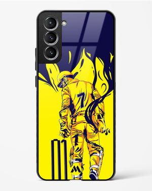 MS Dhoni Greatest Finisher Glass Case Phone Cover (Samsung)