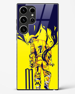 MS Dhoni Greatest Finisher Glass Case Phone Cover (Samsung)