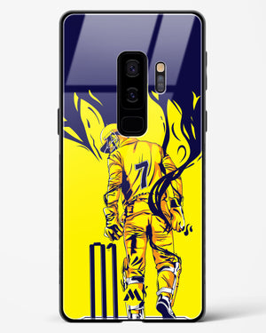 MS Dhoni Greatest Finisher Glass Case Phone Cover-(Samsung)