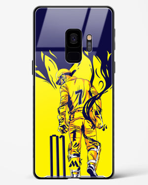MS Dhoni Greatest Finisher Glass Case Phone Cover (Samsung)