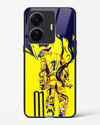 MS Dhoni Greatest Finisher Glass Case Phone Cover-(Vivo)