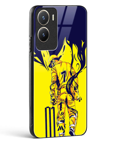 MS Dhoni Greatest Finisher Glass Case Phone Cover-(Vivo)