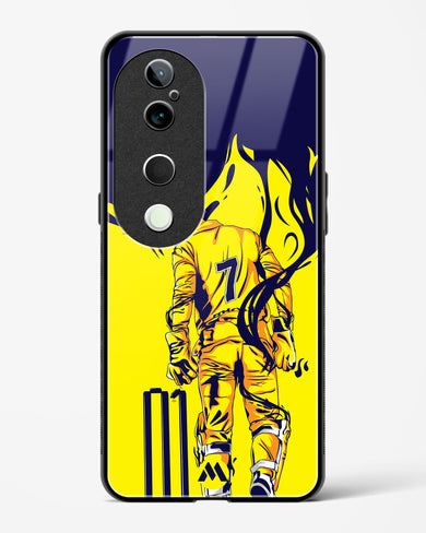 MS Dhoni Greatest Finisher Glass Case Phone Cover (Vivo)