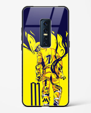 MS Dhoni Greatest Finisher Glass Case Phone Cover-(Vivo)