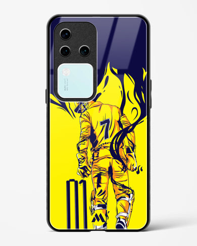 MS Dhoni Greatest Finisher Glass Case Phone Cover (Vivo)