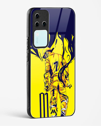 MS Dhoni Greatest Finisher Glass Case Phone Cover (Vivo)