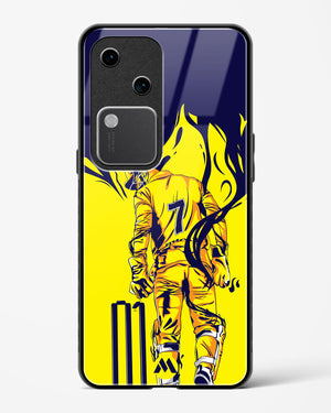 MS Dhoni Greatest Finisher Glass Case Phone Cover (Vivo)