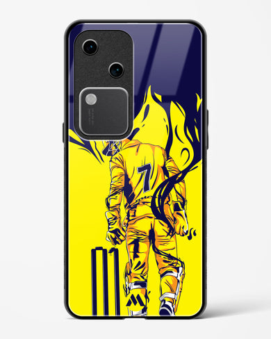 MS Dhoni Greatest Finisher Glass Case Phone Cover (Vivo)