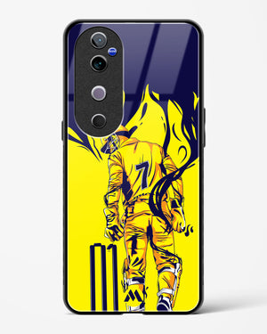 MS Dhoni Greatest Finisher Glass Case Phone Cover (Vivo)