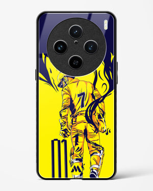 MS Dhoni Greatest Finisher Glass Case Phone Cover (Vivo)