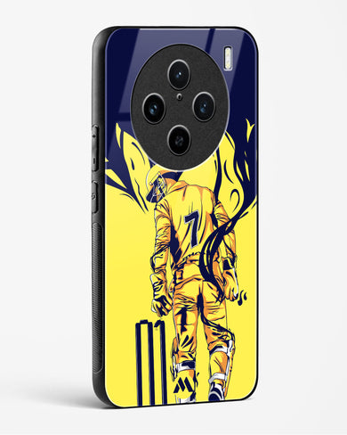 MS Dhoni Greatest Finisher Glass Case Phone Cover (Vivo)