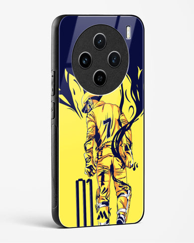 MS Dhoni Greatest Finisher Glass Case Phone Cover (Vivo)