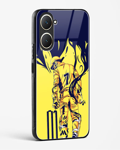 MS Dhoni Greatest Finisher Glass Case Phone Cover (Vivo)