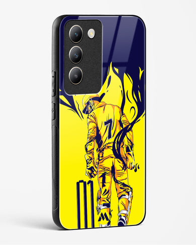 MS Dhoni Greatest Finisher Glass Case Phone Cover (Vivo)