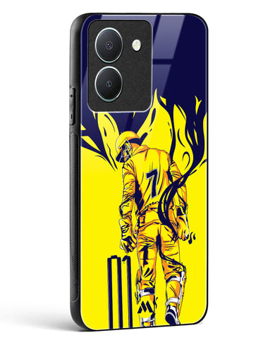 MS Dhoni Greatest Finisher Glass Case Phone Cover (Vivo)