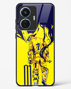 MS Dhoni Greatest Finisher Glass Case Phone Cover (Vivo)