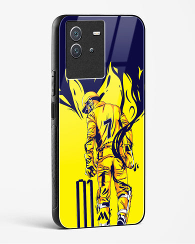 MS Dhoni Greatest Finisher Glass Case Phone Cover (Vivo)