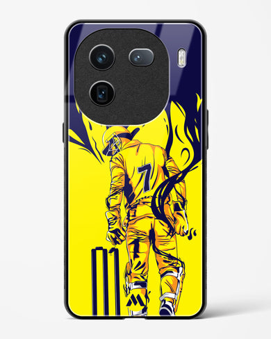 MS Dhoni Greatest Finisher Glass Case Phone Cover-(Vivo)